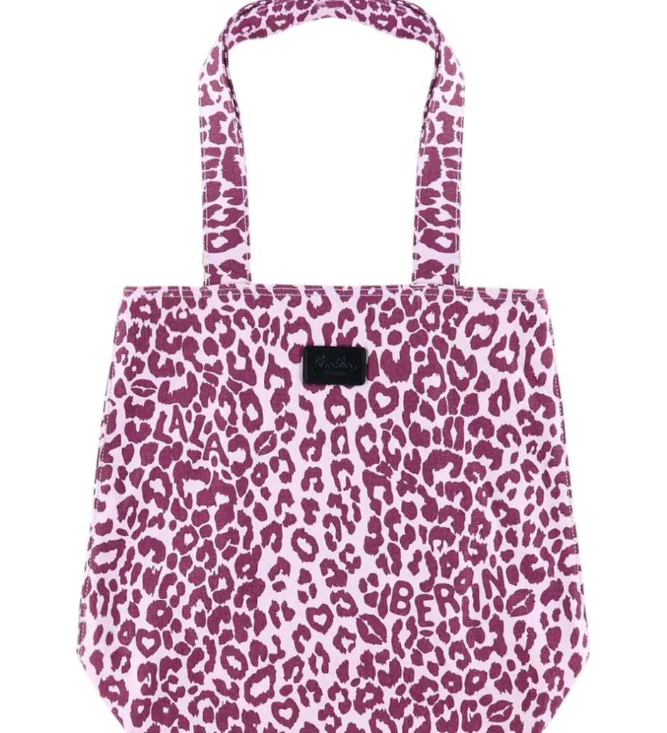 Lala Berlin Shopper - Carmela - Burgundy Leo