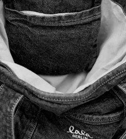 Lala Berlin Shopper - Carmela - Denim Washed Black