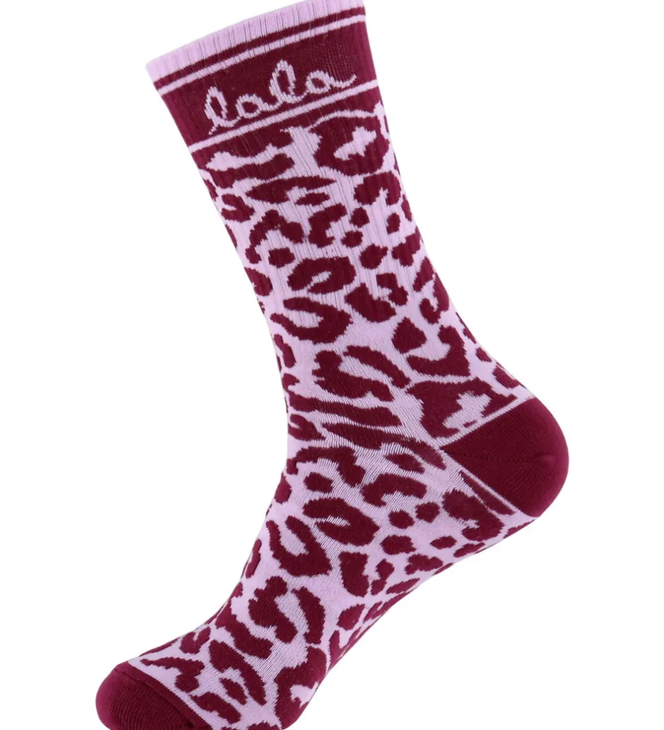 Børn Lala Berlin Strømper - Sanira - Burgundy Leo