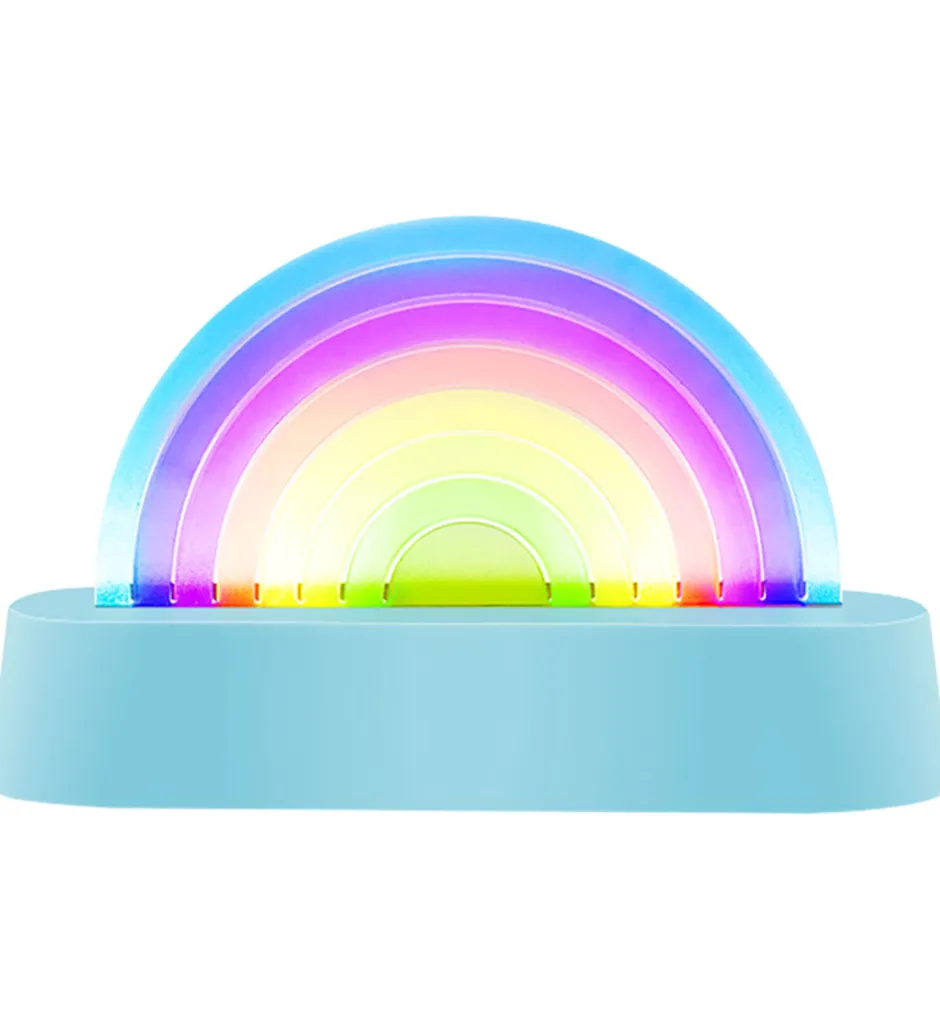 Fritstående Lamper|Lamper*Lalarma Lampe - Dancing Rainbow - 18x11x4 cm - Blå