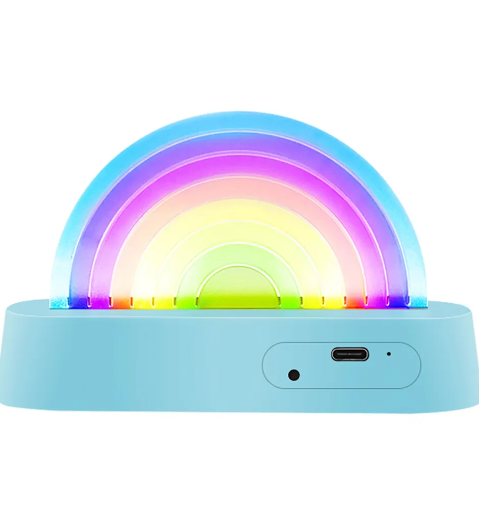 Fritstående Lamper|Lamper*Lalarma Lampe - Dancing Rainbow - 18x11x4 cm - Blå