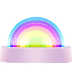 Fritstående Lamper|Lamper*Lalarma Lampe - Dancing Rainbow - 18x11x4 cm - Lilla