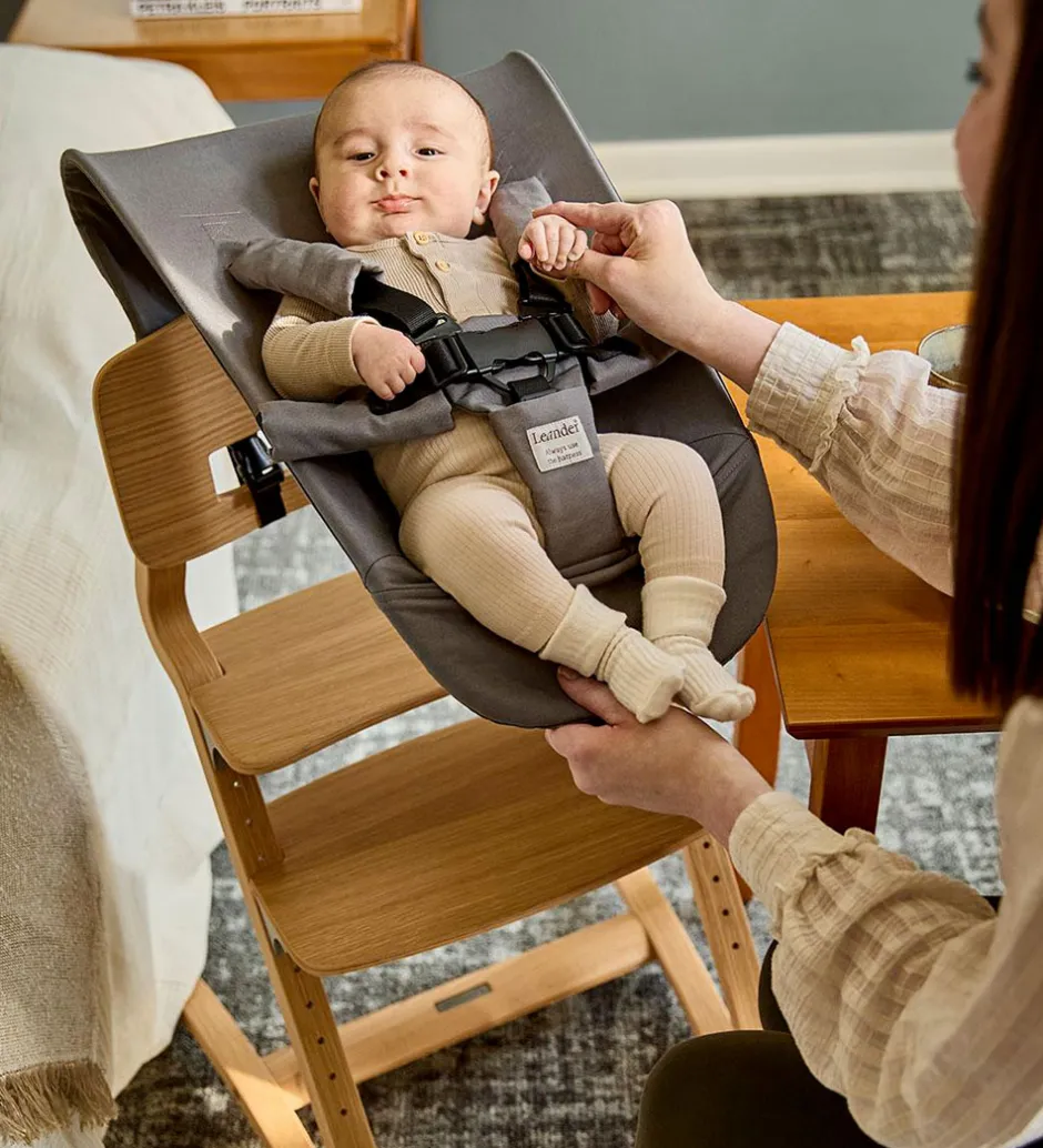 Højstole|Møbler*Leander Babyindsats til Højstol - Classic/Louie - Cool Grey