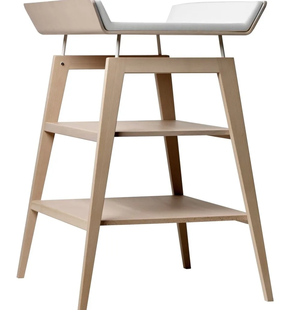 Leander Linea Puslebord m. Hynde - 66,7x72,5x91 cm - Bøg