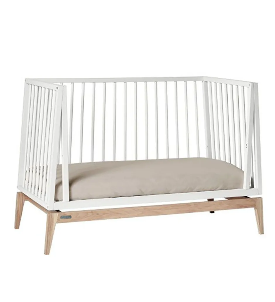 Senge*Leander Luna Ombygningssæt Til Babyseng - 140 cm - Hvid