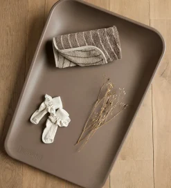 Puslepuder Og -Underlag|Håndklæder*Leander Pusleunderlag - Woodland - 50x65 cm - Mocca