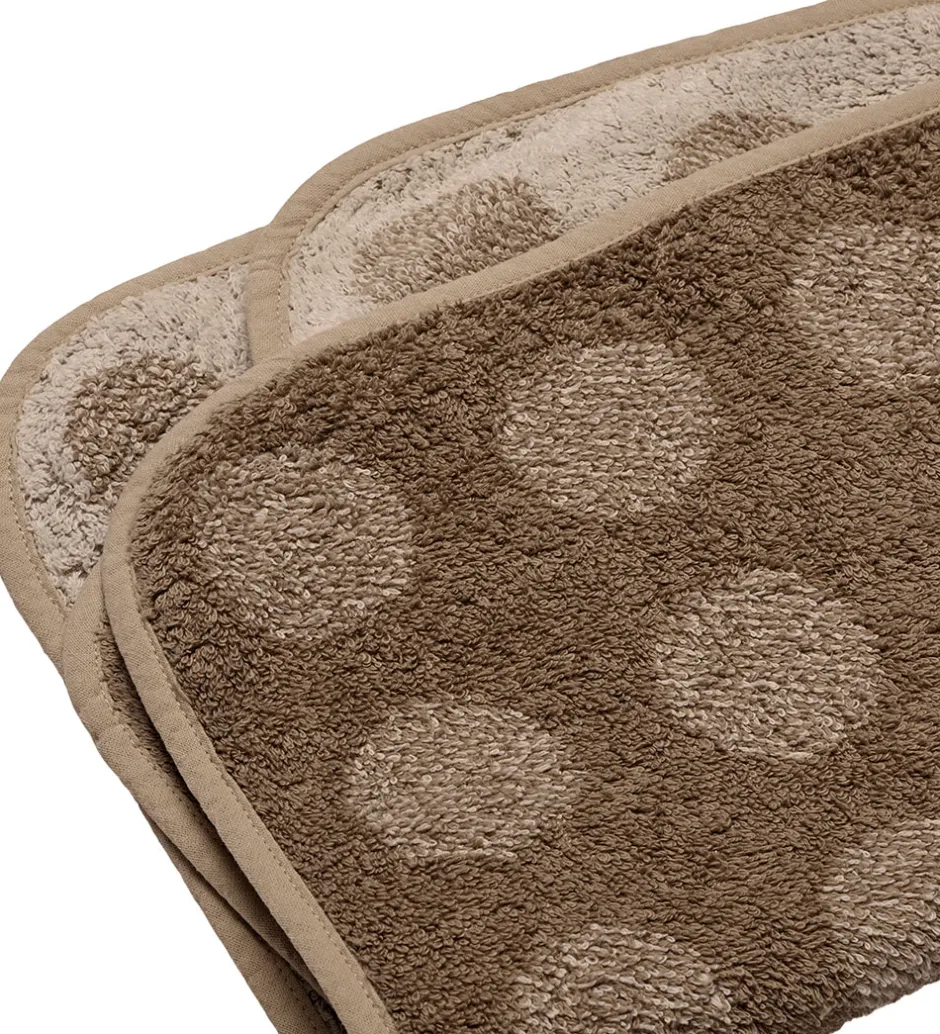Pusletid|Puslepuder Og -Underlag*Leander Topper - Matty - 50x65 cm - Mocca m. Prikker