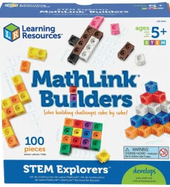 Konstruktionslegetøj*Learning Resources Legetøj - MathLink Cubes - Byg