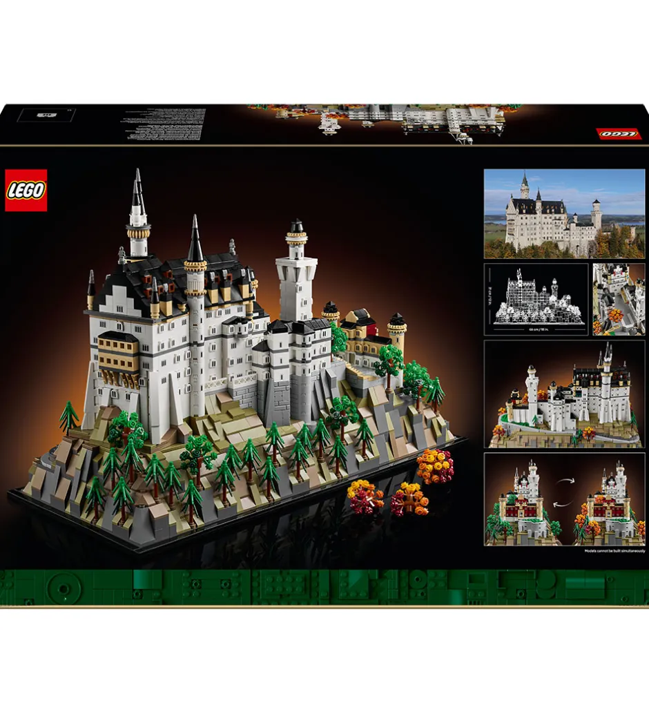 Lego®|Konstruktionslegetøj*LEGO® Architecture - Neuschwanstein Slot 21063 - 3455 Dele