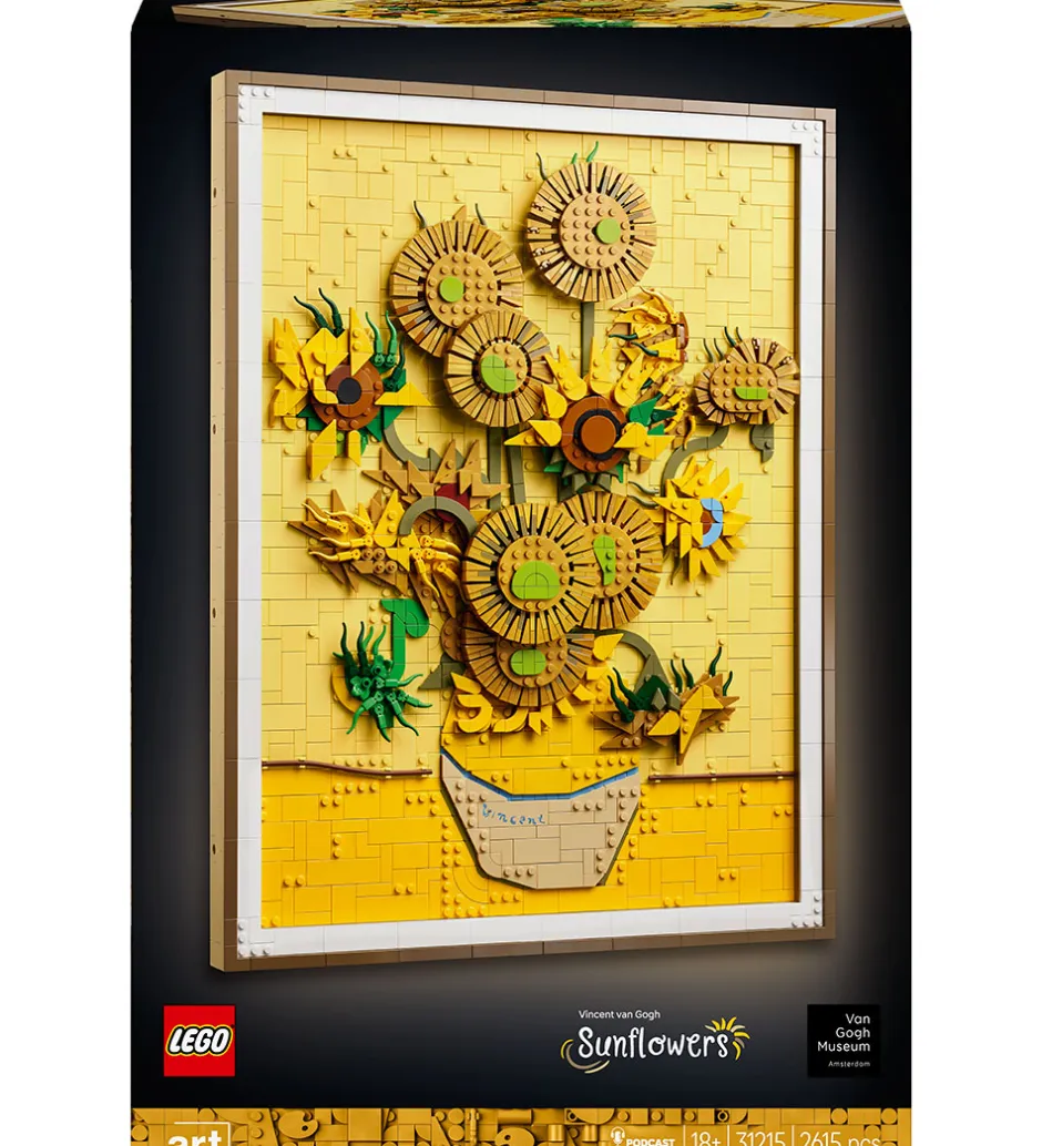 Lego®|Byg Og Klodser*LEGO® Art - Vincent Van Gogh Solsikker 31215 - 2615 Dele