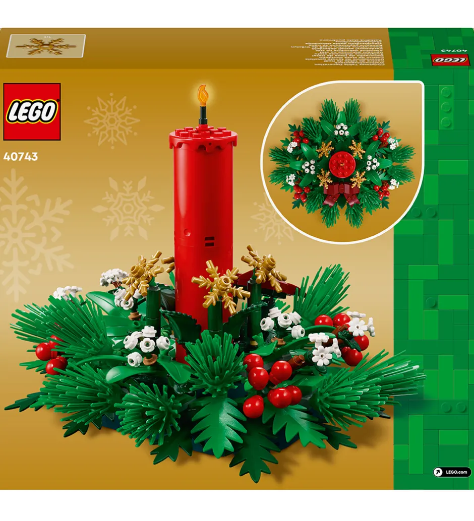 Lego®|Konstruktionslegetøj*LEGO® Juledekoration 40743 - 433 Dele