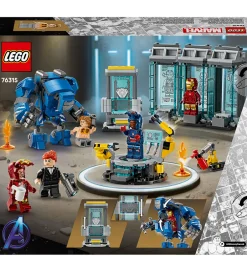 Lego®|Byg Og Klodser*LEGO® Marvel - Iron Mans Laboratorium: Dragt... 76315 - 384 Dele