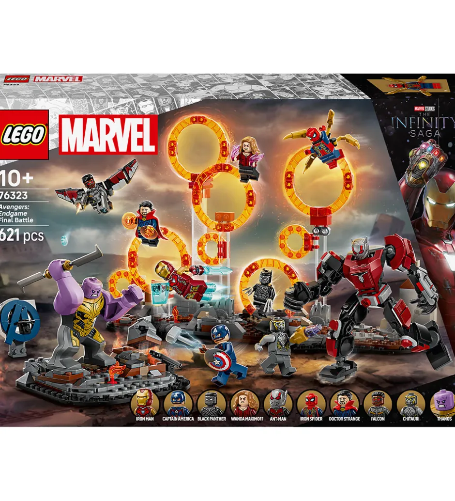 Lego®|Byg Og Klodser*LEGO® Marvel Avengers Endgame - Den Endelige... 76323 - 621 Dele