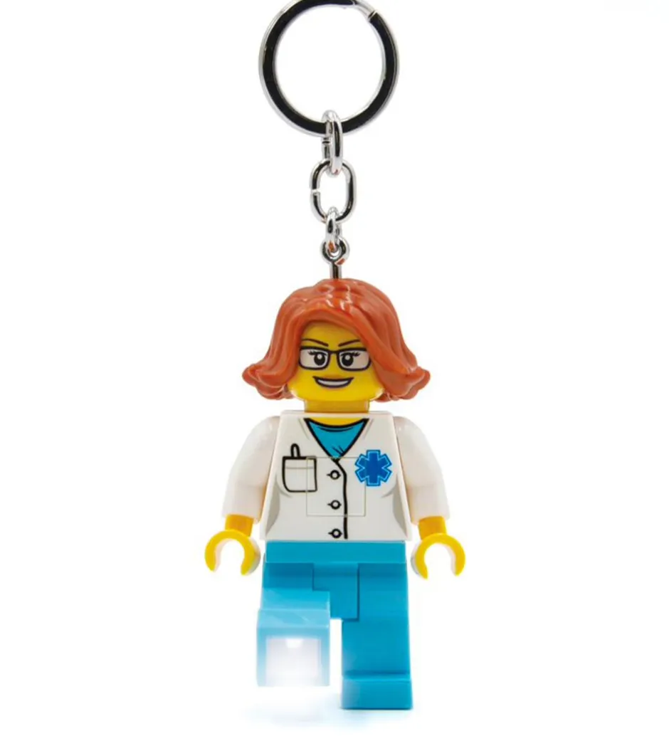 Lommelygter|Nøgleringe*LEGO® Nøglering m. Lommelygte - Female Doctor
