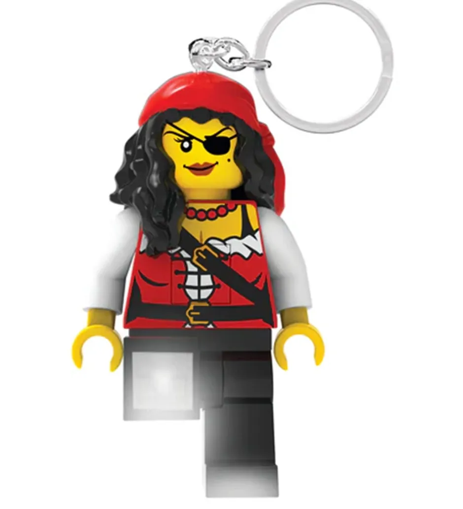 Lommelygter|Lego®*Euromic LEGO® Nøglering m. Lommelygte - Ikonisk Piratprinsesse