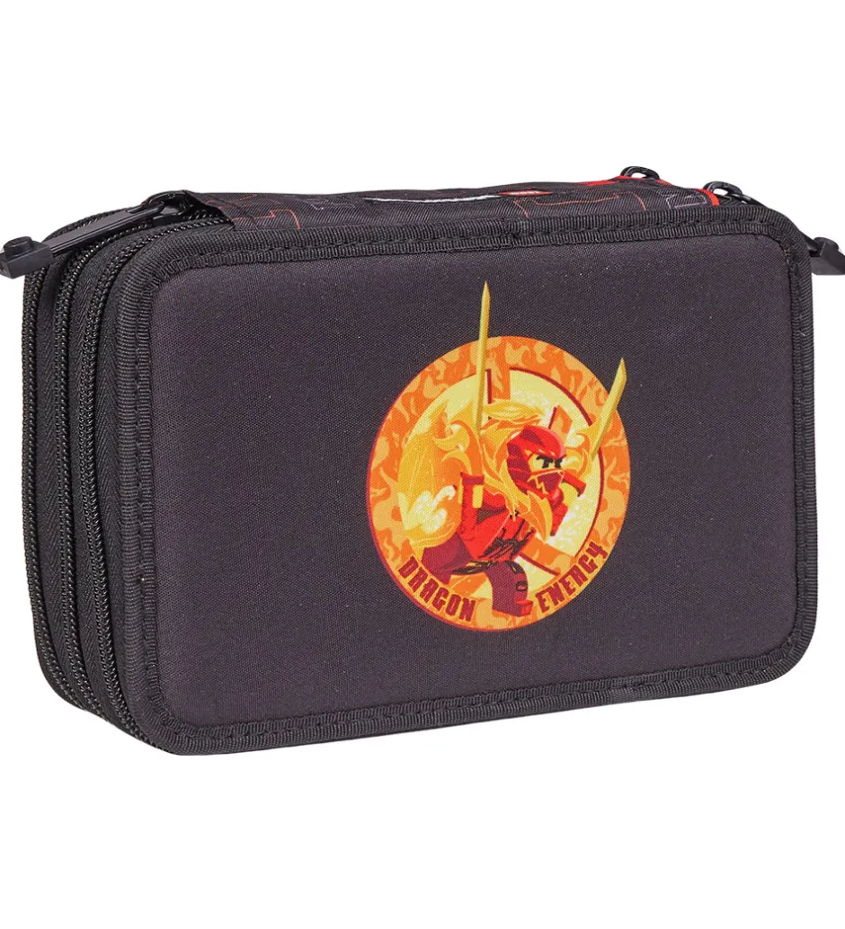 Penalhuse*LEGO® Tasker LEGO® Ninjago Penalhus m. Indhold - Dragon Energy - Sort