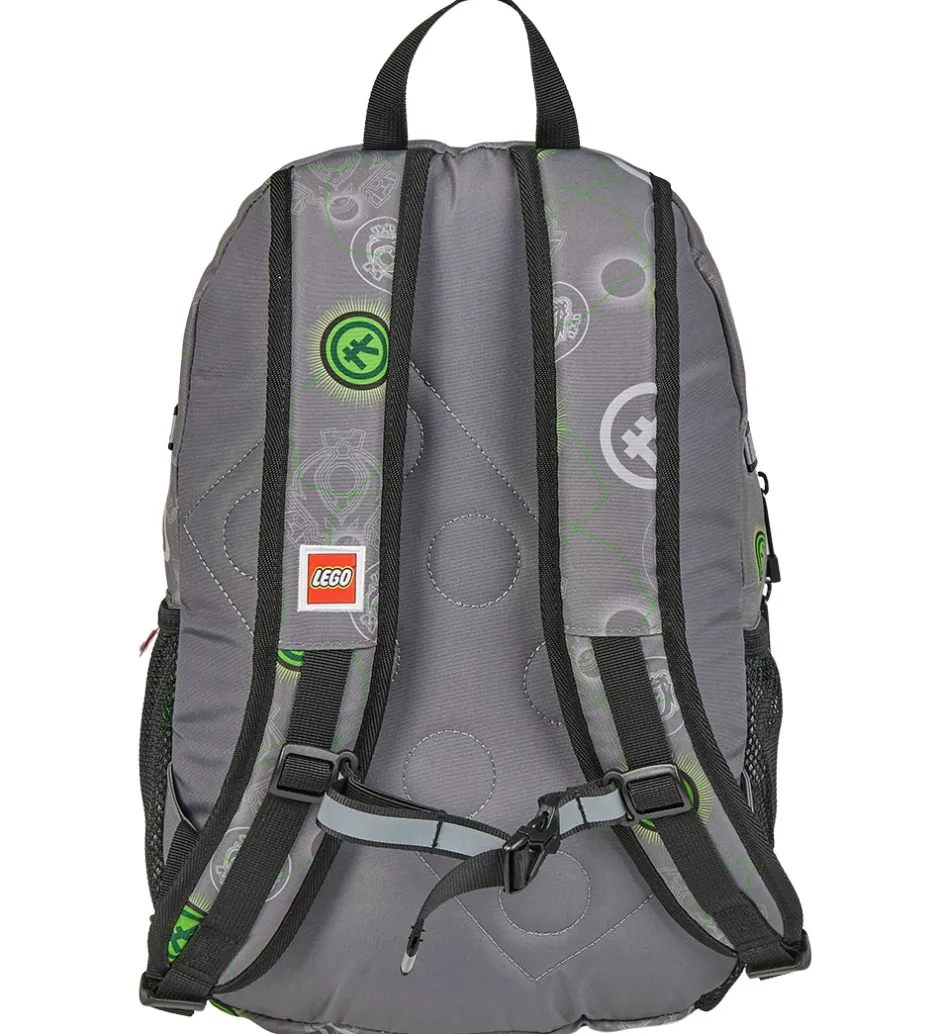 Skoletasker*LEGO® Tasker LEGO® Ninjago Rygsæk - Elemental Master Of Energy - 18 L - Grå
