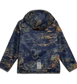 Børn LEGO® Wear LEGO® Ninjago Softshelljakke - LWSaku 200 - Dark Navy m. Print