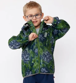 Børn LEGO® Wear LEGO® Ninjago Softshelljakke - LWScout 202 - Twist Of Lime/Grå m