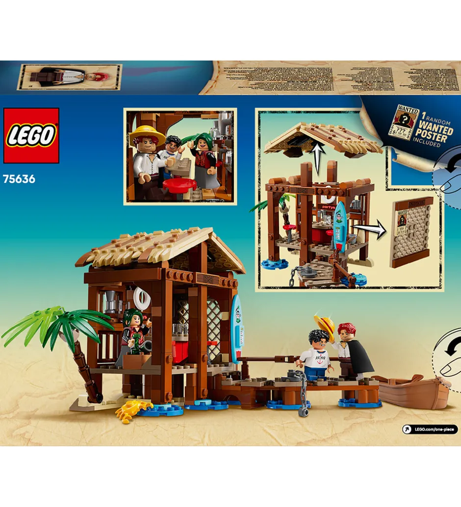 Lego®|Konstruktionslegetøj*LEGO® One Piece - Hytte i Windmill-landsbyen 75636 - 299 Dele