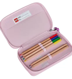 LEGO® Tasker LEGO® Penalhus m. Indhold - Flowers - Lyserød
