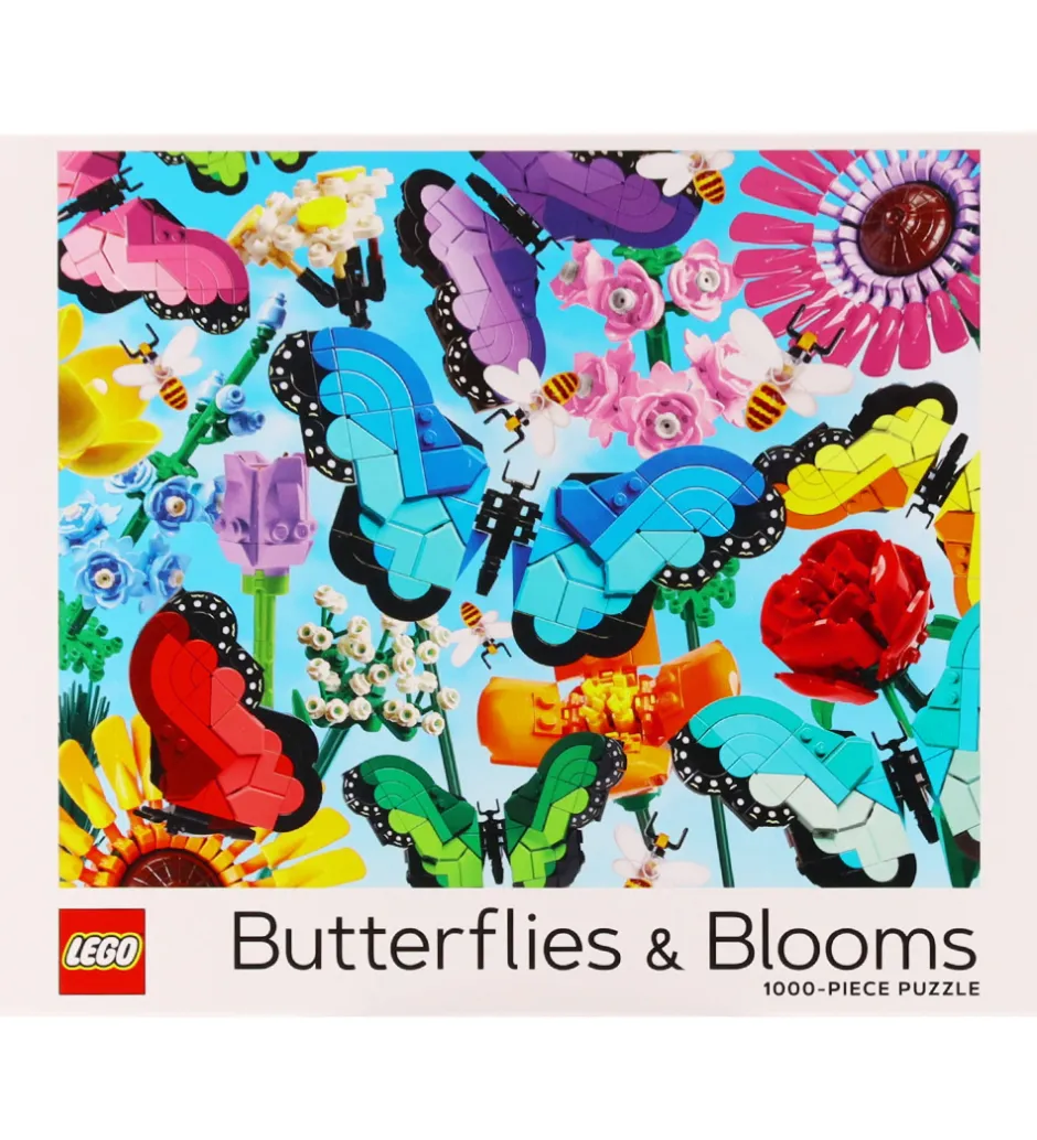 Puslespil|Lego®*LEGO® Puslespil - 1000 Brikker - Butterflies & Blooms