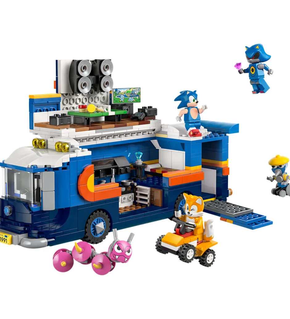 Lego®|Konstruktionslegetøj*LEGO® Sonic The Hedgehog - Team Sonics Kommandovogn 77006 - 747