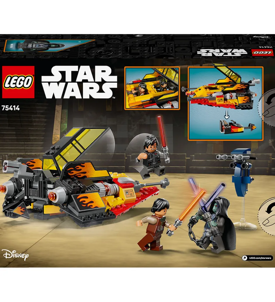 Lego®|Konstruktionslegetøj*LEGO® Star Wars - Force Burner-Snespeeder 75414 - 349 Dele