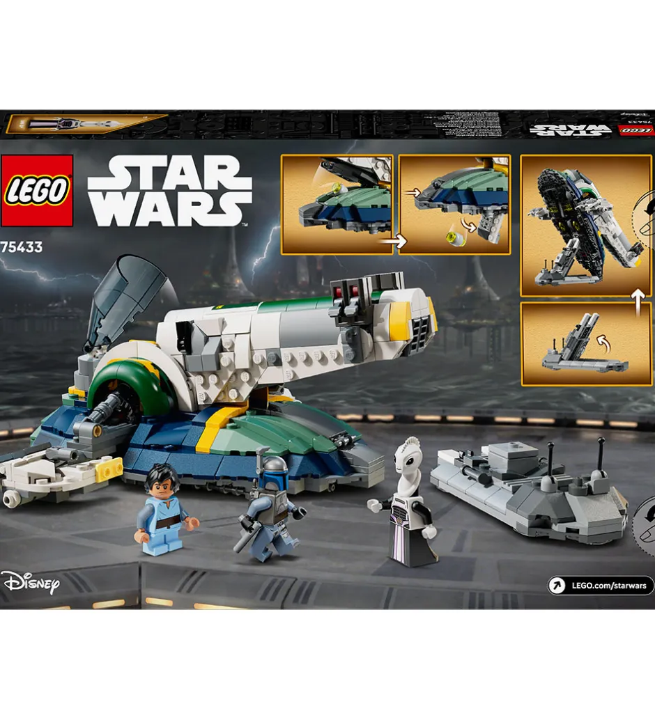 Lego®|Konstruktionslegetøj*LEGO® Star Wars - Jango Fett's Rumskib 75433 - 707 Dele