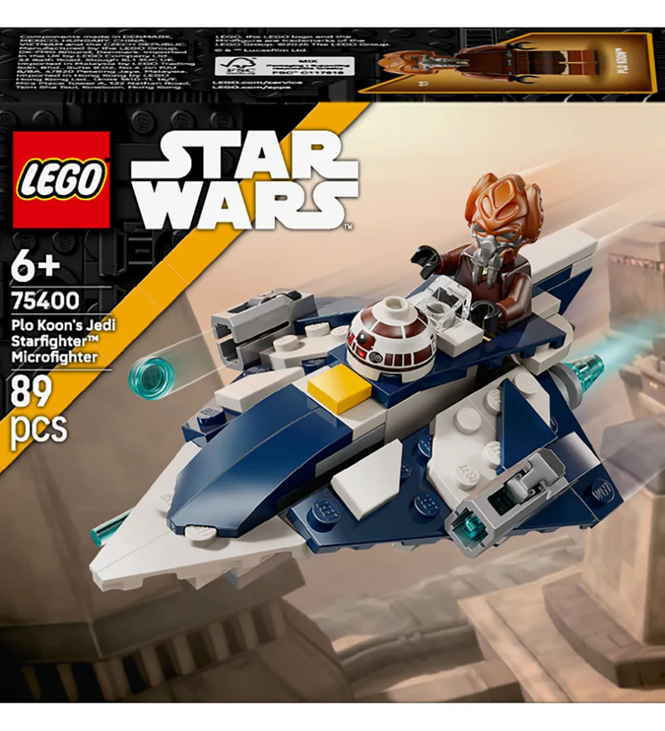 Lego®|Konstruktionslegetøj*LEGO® Star Wars - Microfighter af Plo Koons™ 75400 - 89 De
