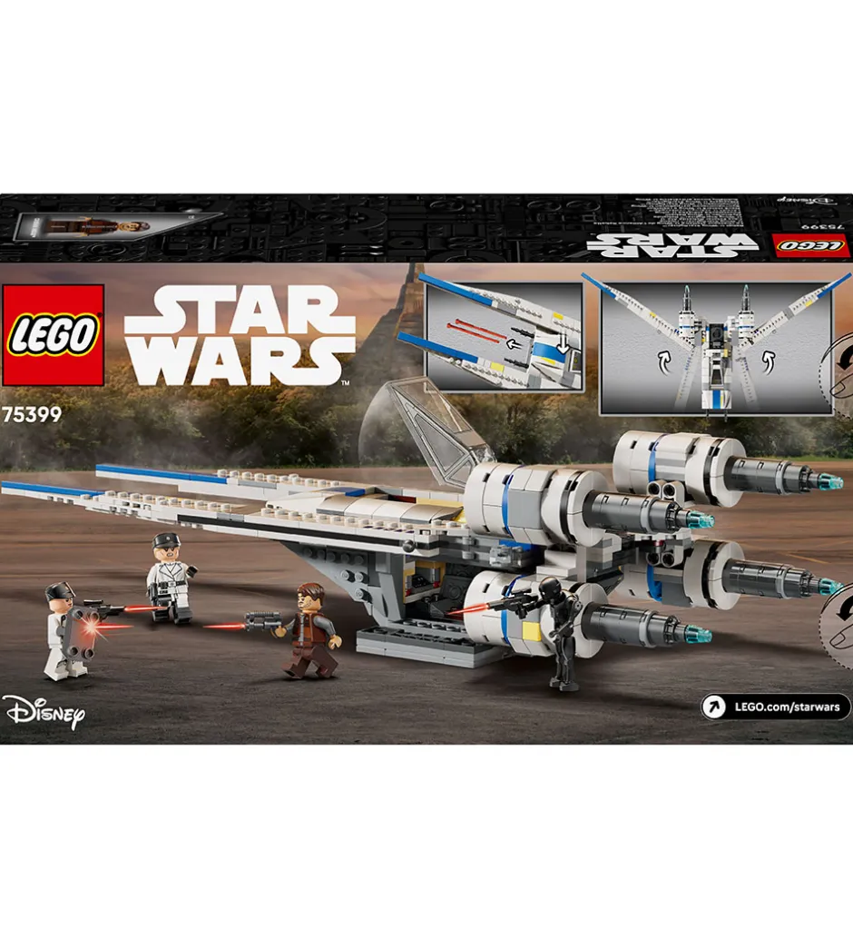 Lego®|Byg Og Klodser*LEGO® Star Wars - Oprørernes U-Wing-Stjernej... 75399 - 594 Dele