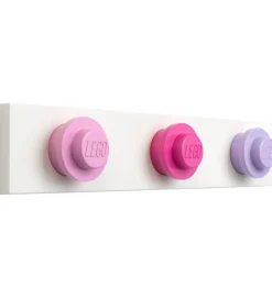 Knager*LEGO® Storage Knagerække - 33 cm - Lilla/Rosa