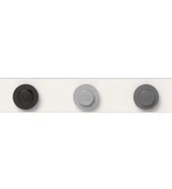 Knager*LEGO® Storage Knagerække - 33 cm - Sort/Grå
