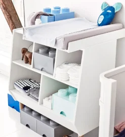 Skuffer*LEGO® Storage Opbevaringsskuffe - 8 Knopper - 50x25x18 - Grå