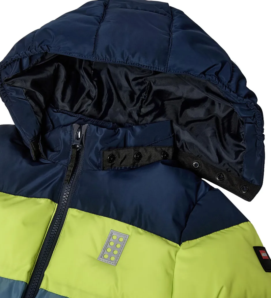 Børn LEGO® Wear Dynejakke - LWJipe 705 - Navy/Blå/Gul