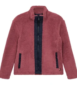 Fleece*LEGO® Wear Fleccejakke - Teddy - LWSaku 206 - Mørk Rosa