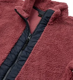 Fleece*LEGO® Wear Fleccejakke - Teddy - LWSaku 206 - Mørk Rosa