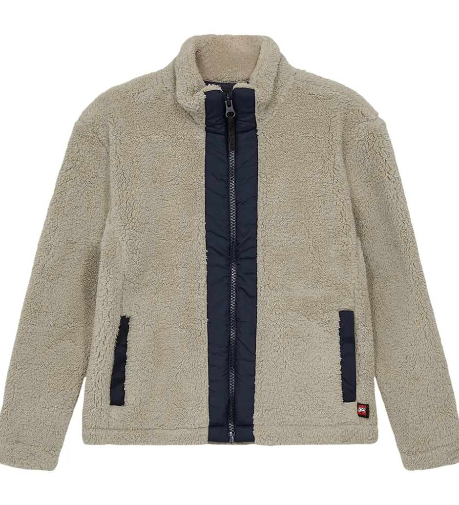 Fleece*LEGO® Wear Fleecejakke - Teddy - LWSaku 206 - Beige