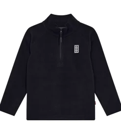 Fleece*LEGO® Wear Fleecetrøje - LWSinclair 702 - Sort