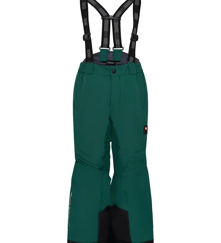 Børn LEGO® Wear Skibukser m. Seler - LWPowai 708 - Dark Green