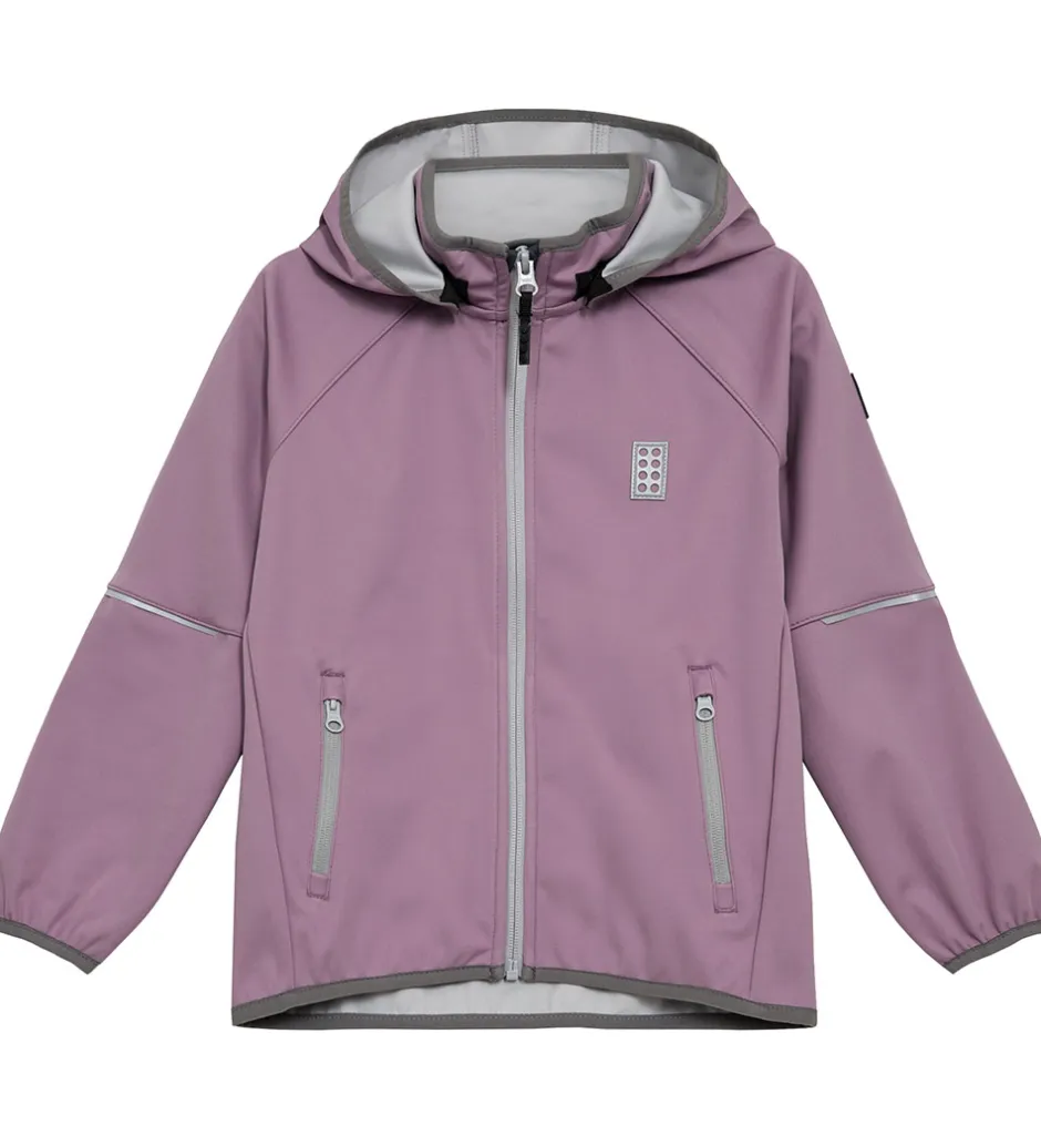 Børn LEGO® Wear Softshelljakke - LWSefrit 200 - Light Purple
