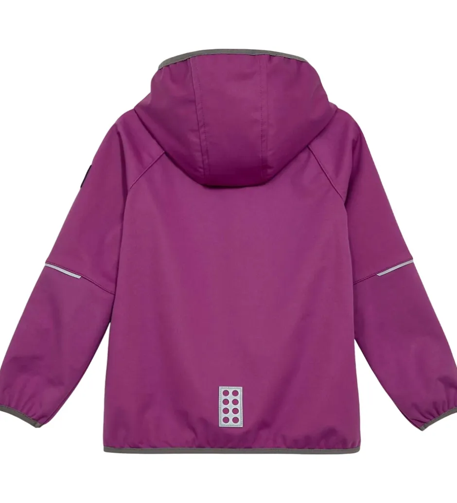 Børn LEGO® Wear Softshelljakke - LWSefrit 200 - Dark Pink