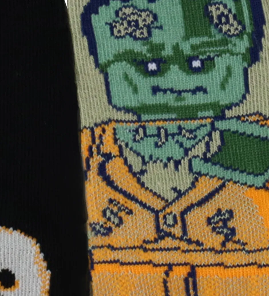 Halloween*LEGO® Wear Strømper - 3-pak - LwAgan - Sort/Rød/Beige m. Hallowe