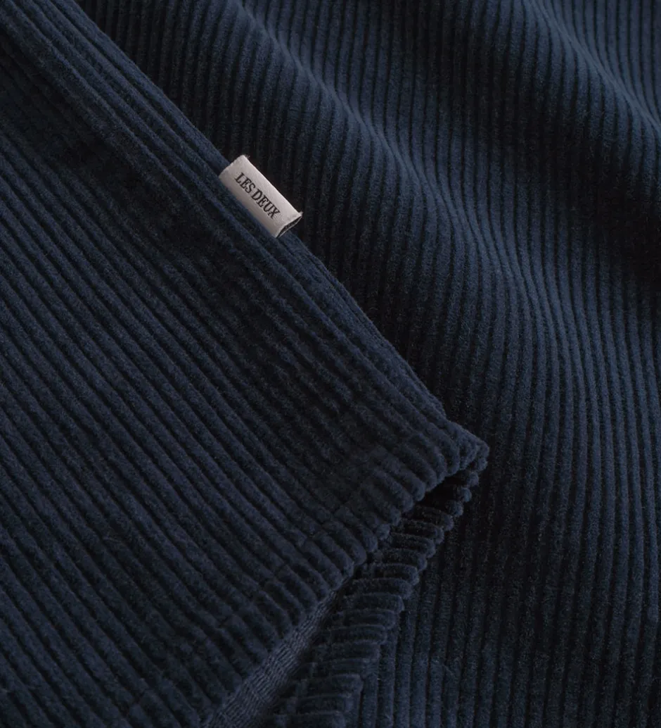 Børn Les Deux Skjorte - Fløjl - Kody - Dark Navy
