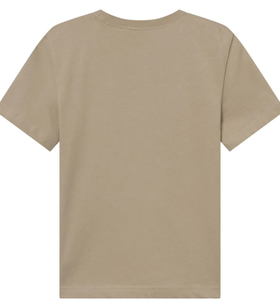 T-Shirts*Les Deux T-shirt - Brady Western - Dark Sand