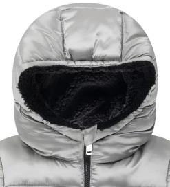 Børn Levis Dynevest m. Fleece - Vendbar - Sølv/Sort