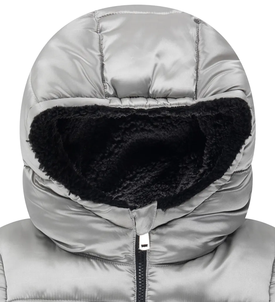 Børn Levis Dynevest m. Fleece - Vendbar - Sølv/Sort