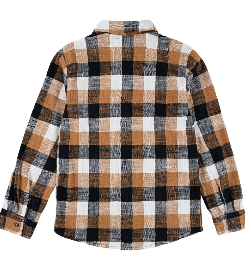 Børn Levis Skjorte - Buffalo Check - Jet Black