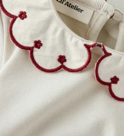Bodyer*Lil Atelier Lil' Atelier Body L/Æ - NmfFundo - Turtledove/ Red Dahila