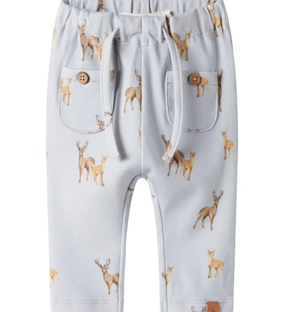 Børn Lil Atelier Lil' Atelier Bukser - NbmLayo - Gray Dawn/ Deer